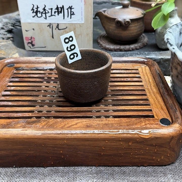 纯手工制作粗陶茶具