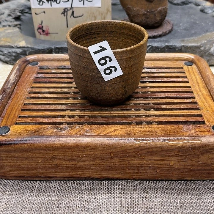 纯手工制作粗陶茶具