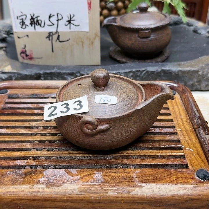 纯手工制作粗陶茶具