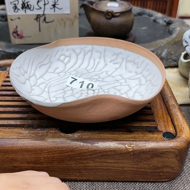 纯手工制作粗陶茶具