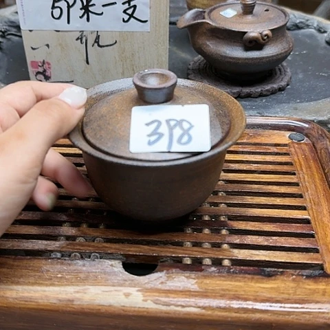 纯手工制作粗陶茶具