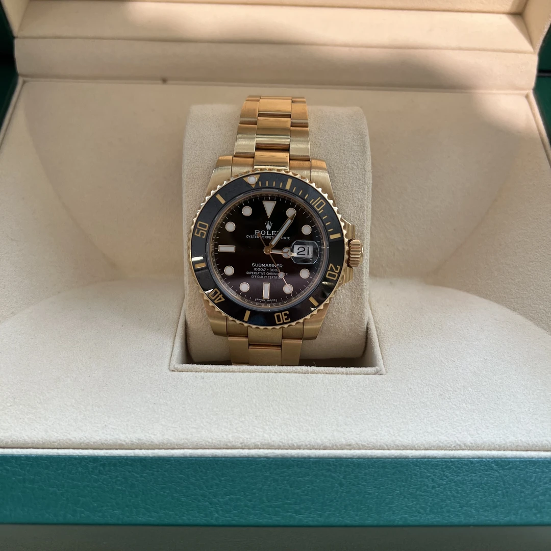 95新 Rolex/劳力士 一表一友/116618/全金黑/19年全套