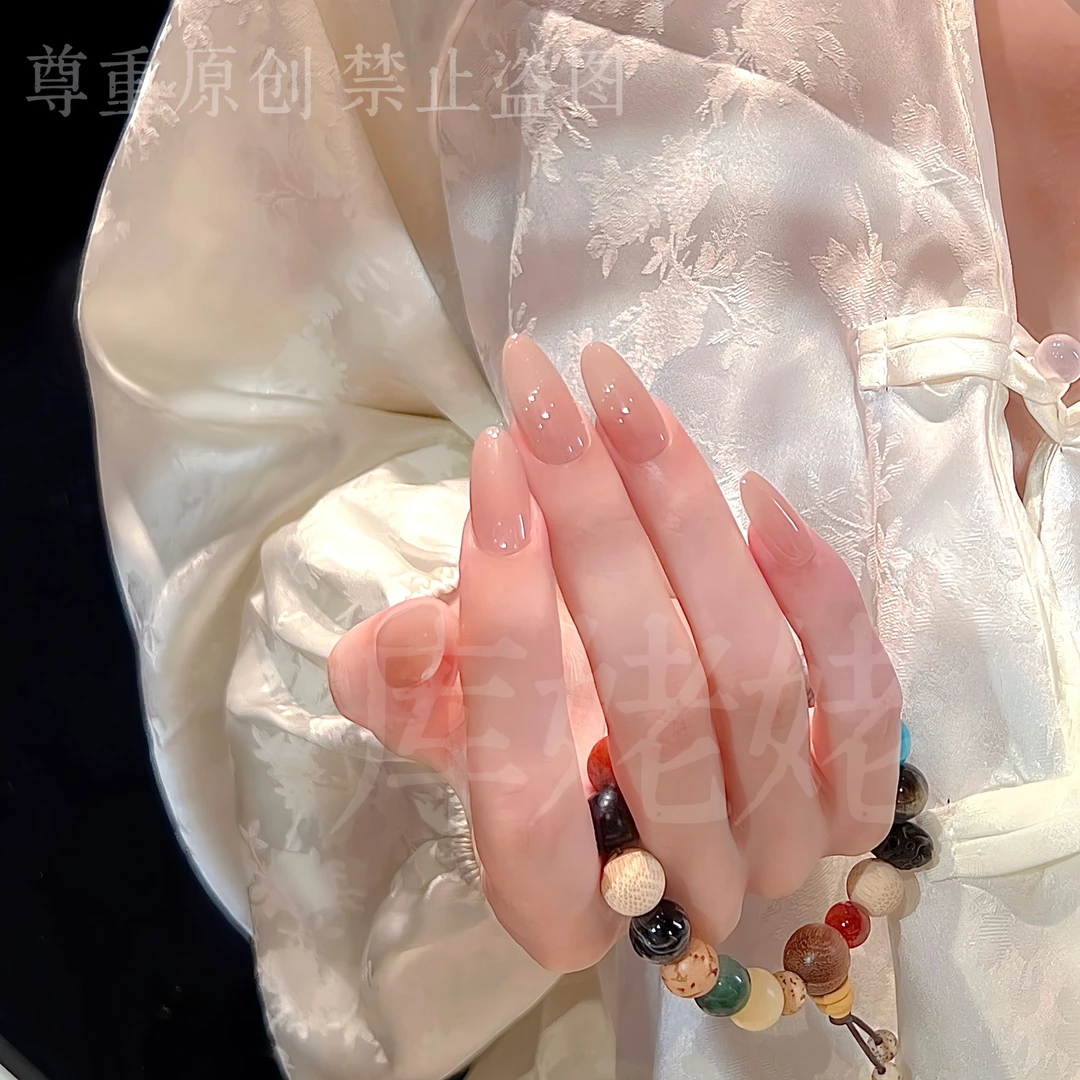 【甘露寺甄嬛】Kull·库姥姥轻奢系列 纯手工长款高级感裸色穿戴甲