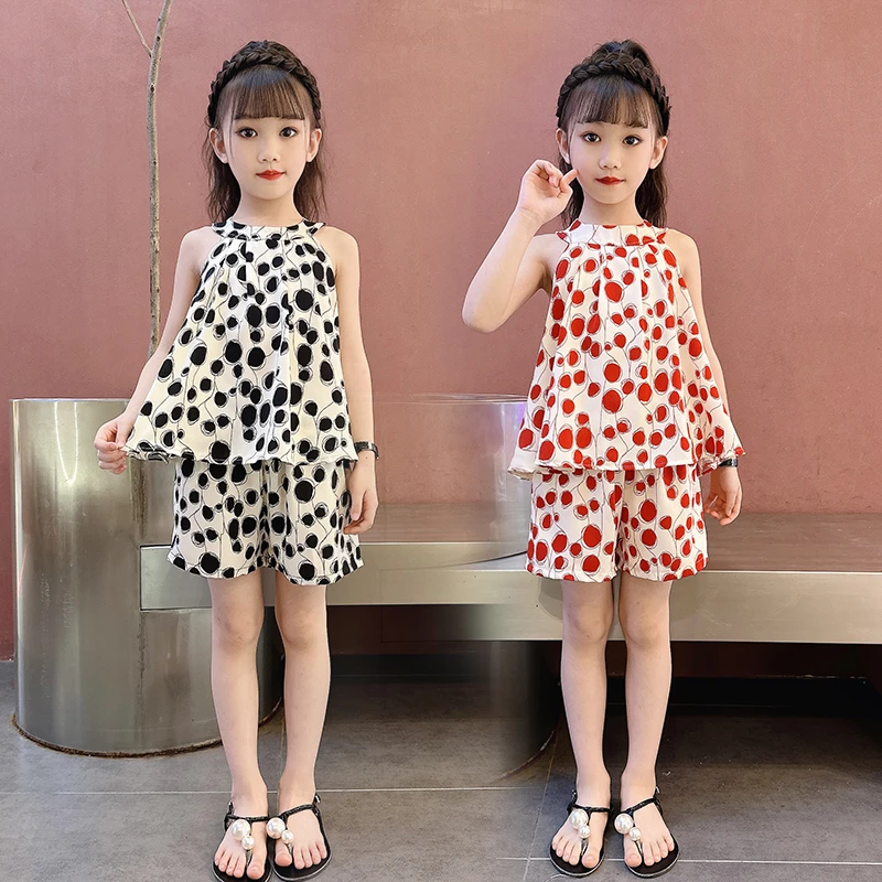 女童夏装套装中大儿童网红洋气小女孩6-12岁潮款两件套高级感服装
