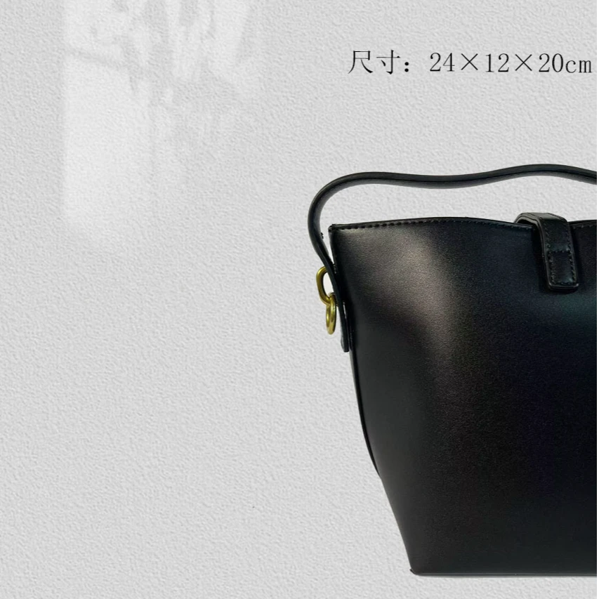 原创高定 真皮女包 水桶包 手提单肩斜挎 2597-2201