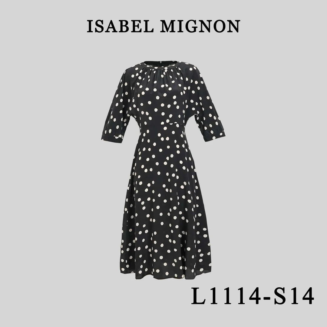 【娇娇】设计款波点减龄连衣裙L1114-S14