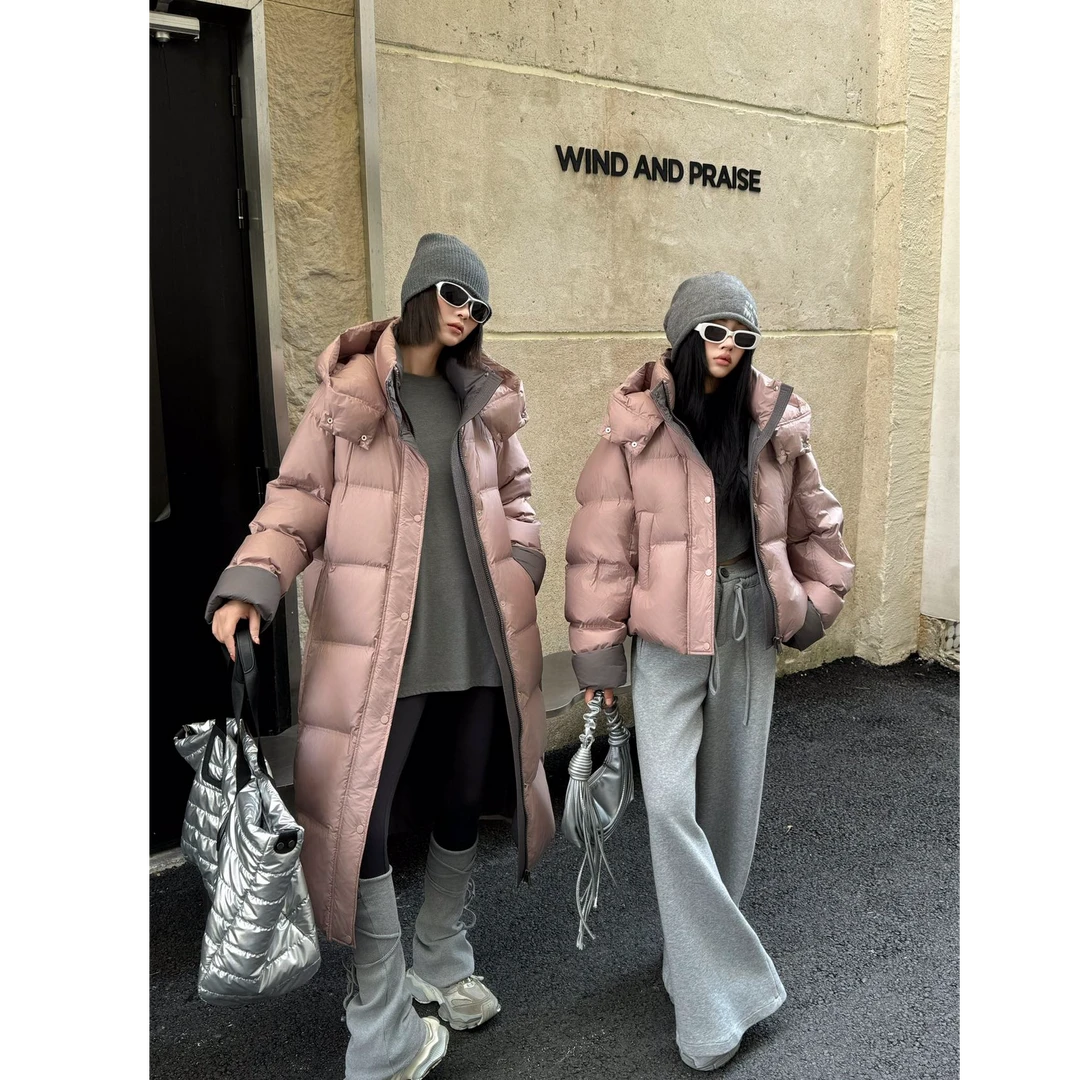 2024长款加厚保暖轻奢潮流白鸭绒羽绒服288885-S