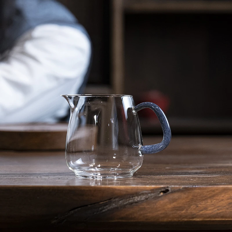 伴山棠耐热玻璃公道茶壶杯手工分茶器加厚防烫家用公杯匀杯大容量