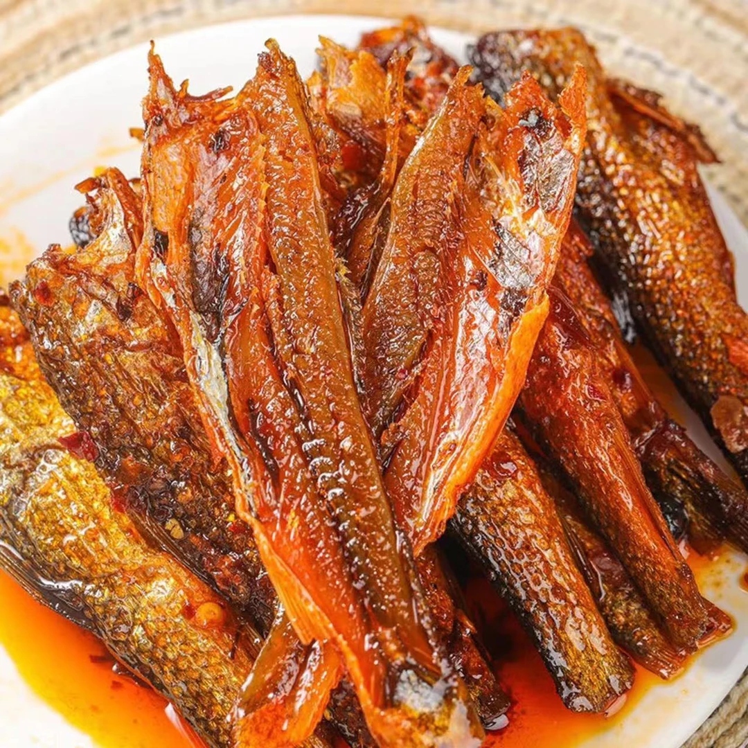 【湖南特产】香辣手撕鱼熏鱼下酒菜小鱼干零食小吃熟食即食肉质罐装