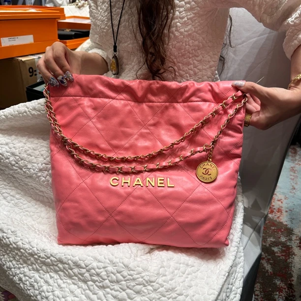95新 Chanel/香奈儿 苏州包展/小号22bag包/成色直播间为准