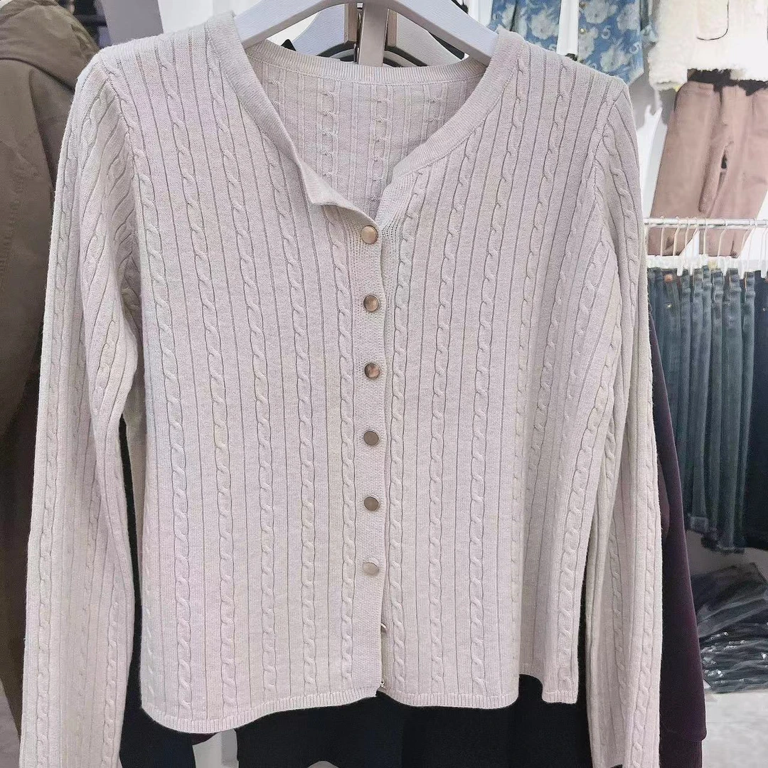 2023休闲个性短打底毛衫