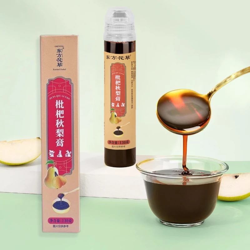 东方花草精选枇杷营养秋梨膏莱阳梨膏健康罐装雪梨慈梨膏130g