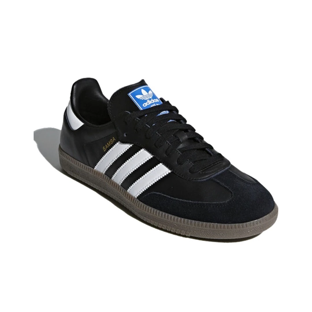 adidas 阿迪达斯 Samba 低帮板鞋 黑白 男女款 B75807