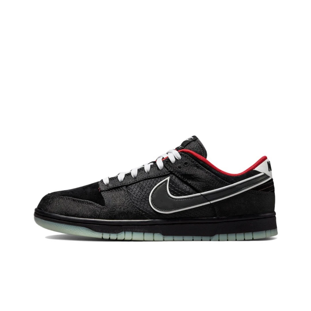 Nike Dunk Low 耐克 LPL低帮板鞋 男款 黑色复古黑红DO2327-011