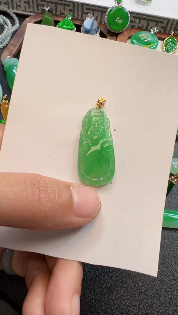 【闪购商品】定制翡翠18K金镶嵌980元