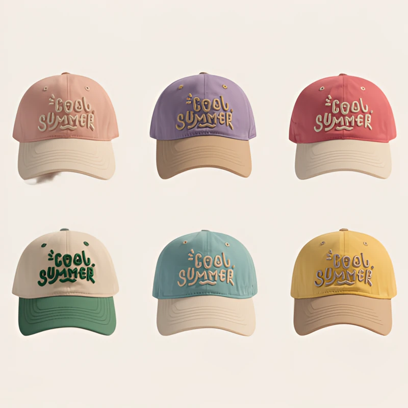 儿童帽子韩版时尚撞色洋气遮阳棒球帽男女宝宝可爱百搭出游鸭舌帽