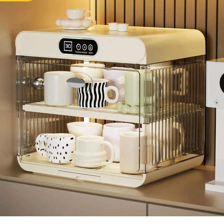 【东街】杀菌烘干沥水防尘置物架杯子收纳柜消毒柜餐边柜杯子置物架