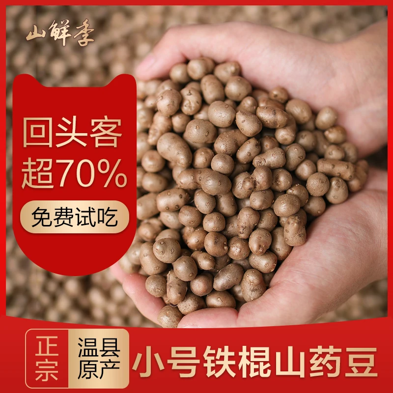 正宗河南焦作温县特产垆土铁棍小山药豆淮山种子新鲜5斤零余子