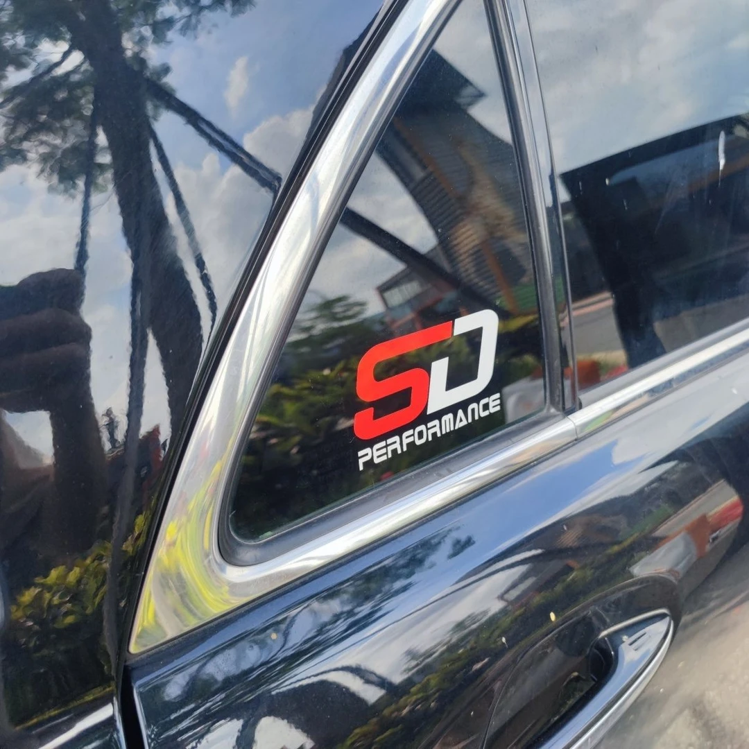 车贴运动拉花十三号坞SD极速防水反光车贴长条三角窗贴后档前档贴