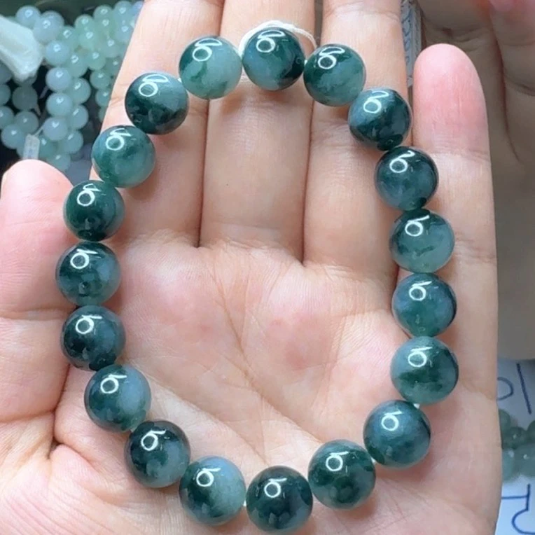 胶感蓝水女士手串