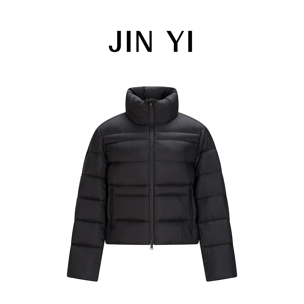 130g短宽秋冬女士休闲短款鸭绒服时尚加厚保暖外套JY06