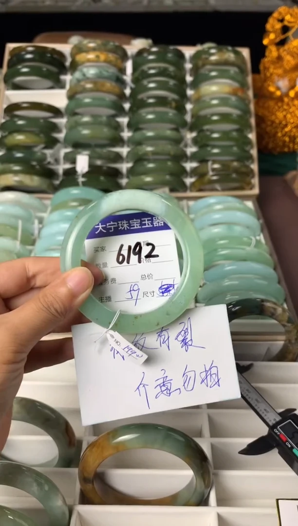 【闪购商品】蛇纹石玉手镯未镶嵌6192