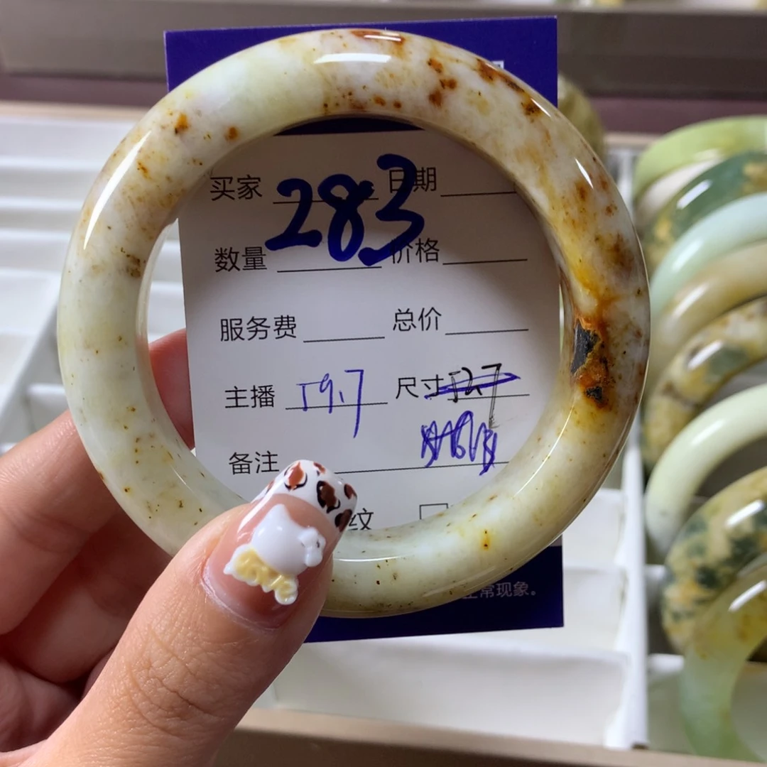 蛇纹石玉手镯未镶嵌283
