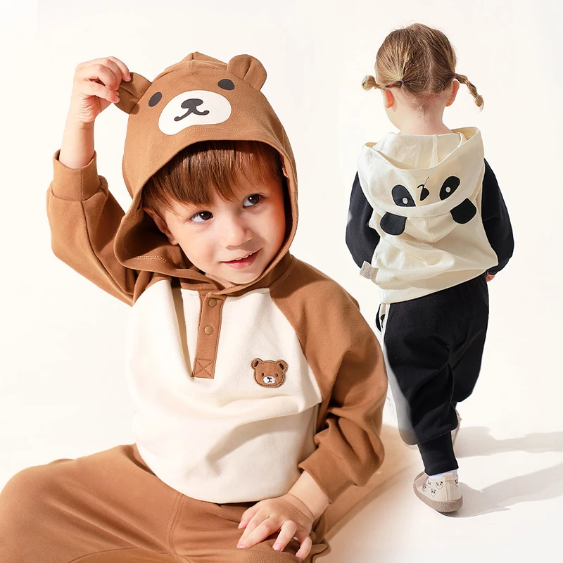 宝宝卫衣春秋男童T恤秋季儿童连帽上衣体恤女孩长袖幼儿小孩秋装