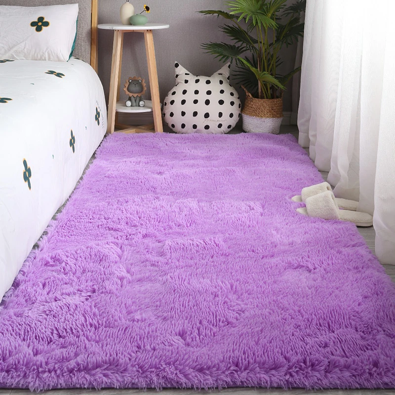 秋冬地毯卧室客厅茶几垫少女心房间床边飘窗榻榻米加厚地垫可定做