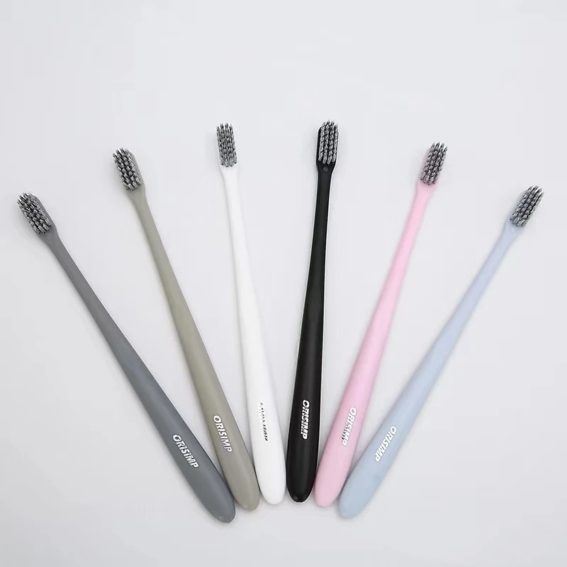 日系小头软毛牙刷成人家用家庭装高档高颜值学生情侣牙刷旅行便携