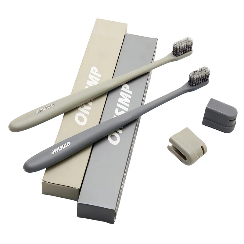 日系小头牙刷成人家用高档软毛牙刷高颜值学生情侣牙刷旅行便携