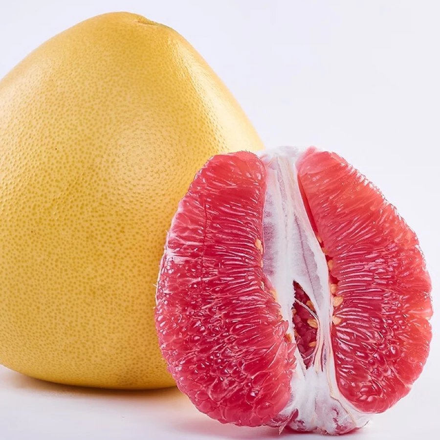 【瑶创红心蜜柚】红心蜜柚整果1个（1.8到2斤左右）粒粒饱满水分充足