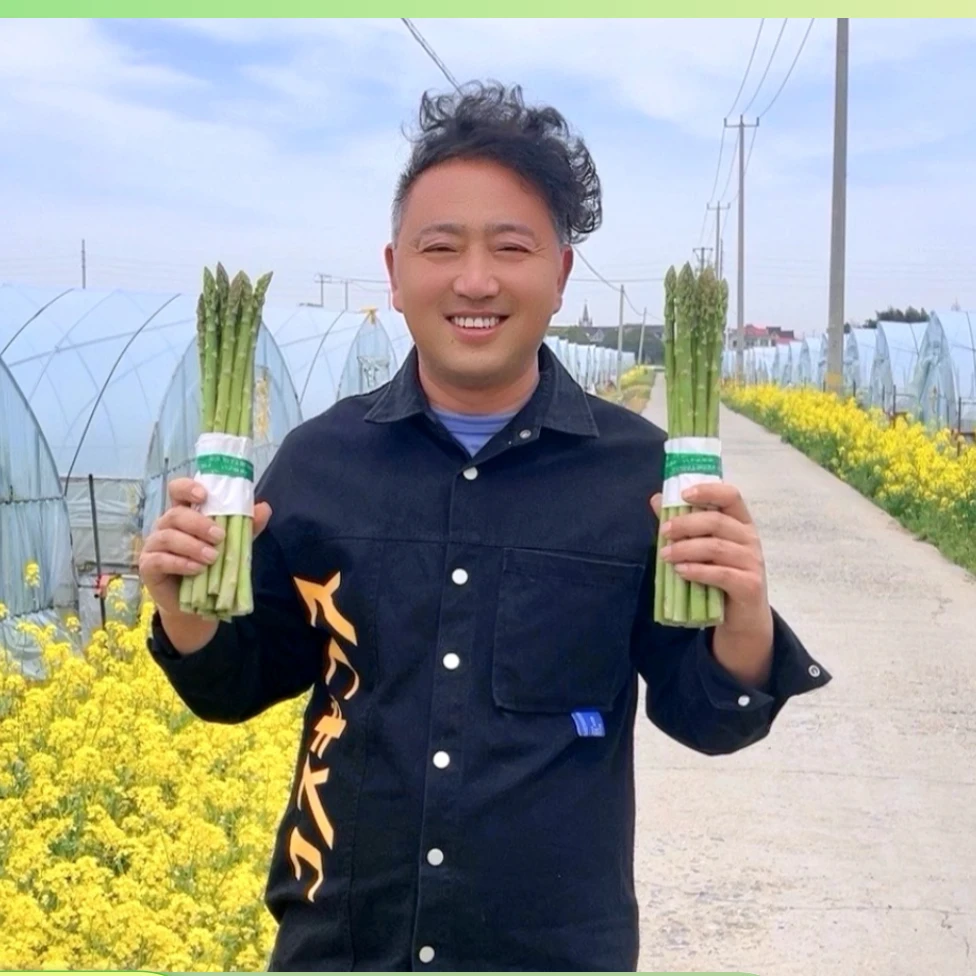 宠粉 顺丰包邮 上海崇明大笋2斤笋头1斤   新鲜绿芦笋  现货现发