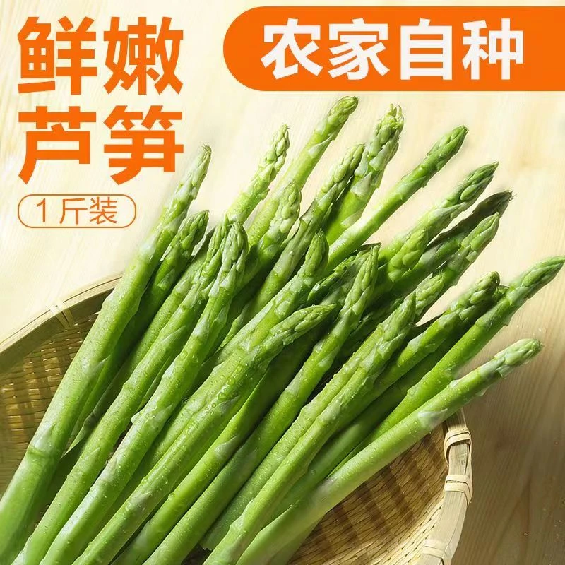 新人专享福利上海崇明芦笋绿芦笋中笋3斤现采现发京东包邮