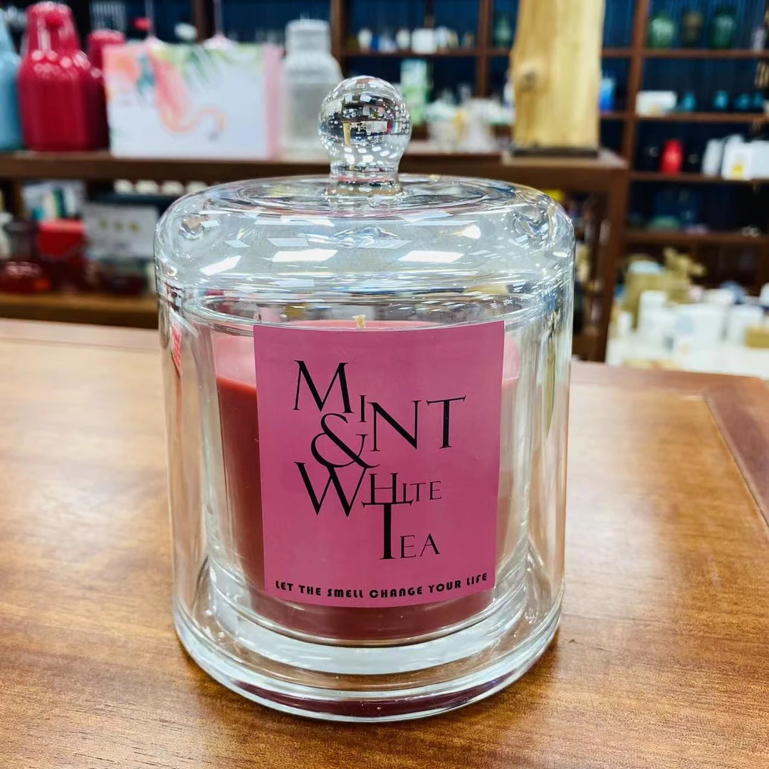 北欧红铃铛野薄荷白茶香薰蜡烛
