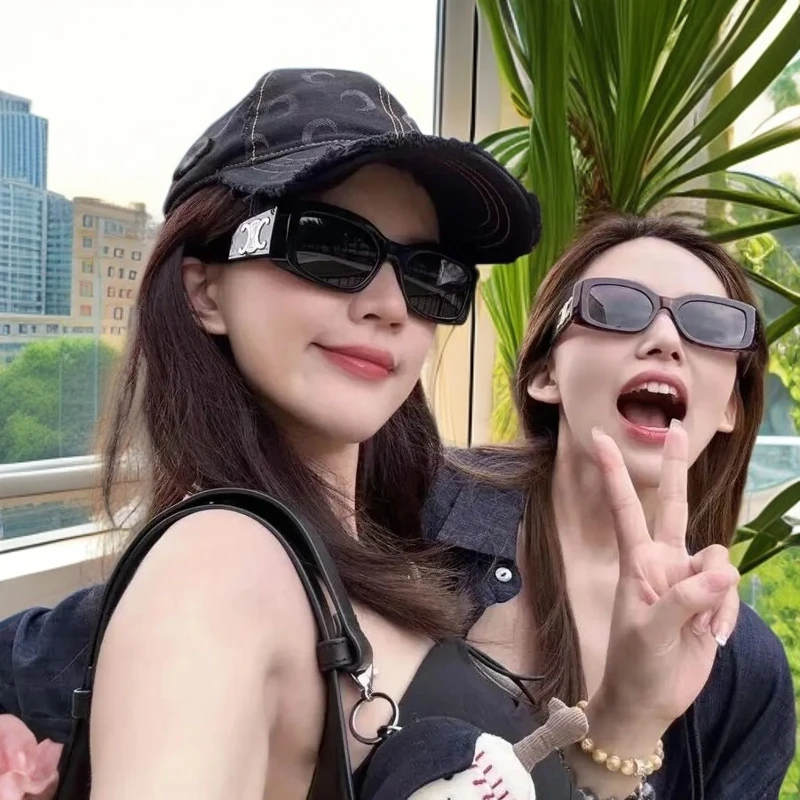 恋人鸟百搭遮阳方形墨镜闺蜜2024夏新款高档女士墨镜潮流