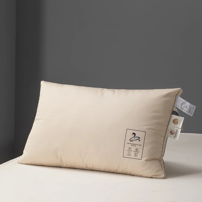 墨馨！鹅绒枕 护颈枕 单人枕头 成人枕芯48*74cm睡眠枕单只装