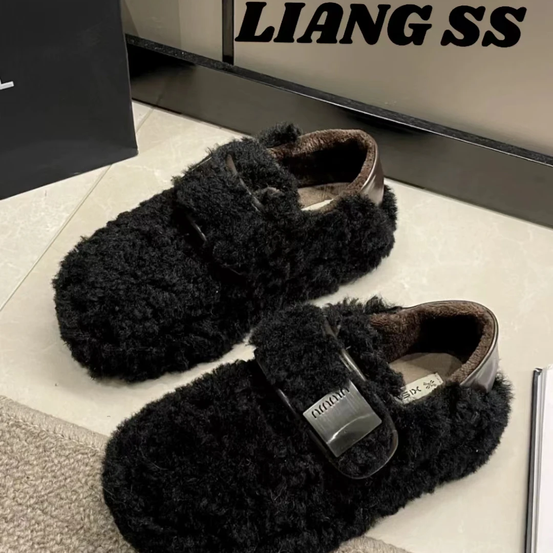 小泰迪鞋-泰迪鞋网红兔毛拖鞋【收到货有浮毛属于正常现象】-2301-8