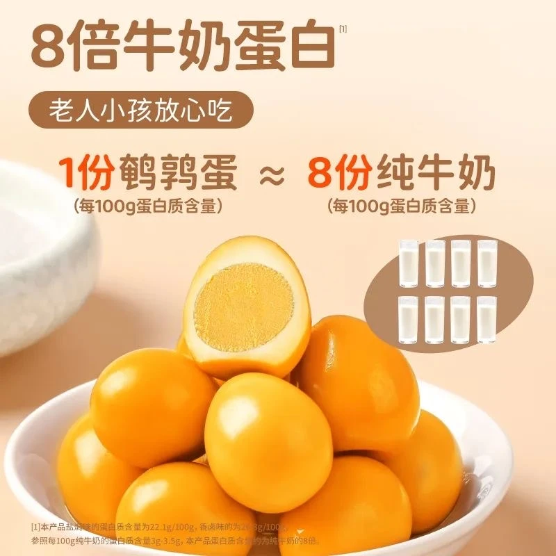 福利【抢30颗】卤蛋盐焗鹌鹑蛋2粒装包装秘制美味鲜香健康香辣