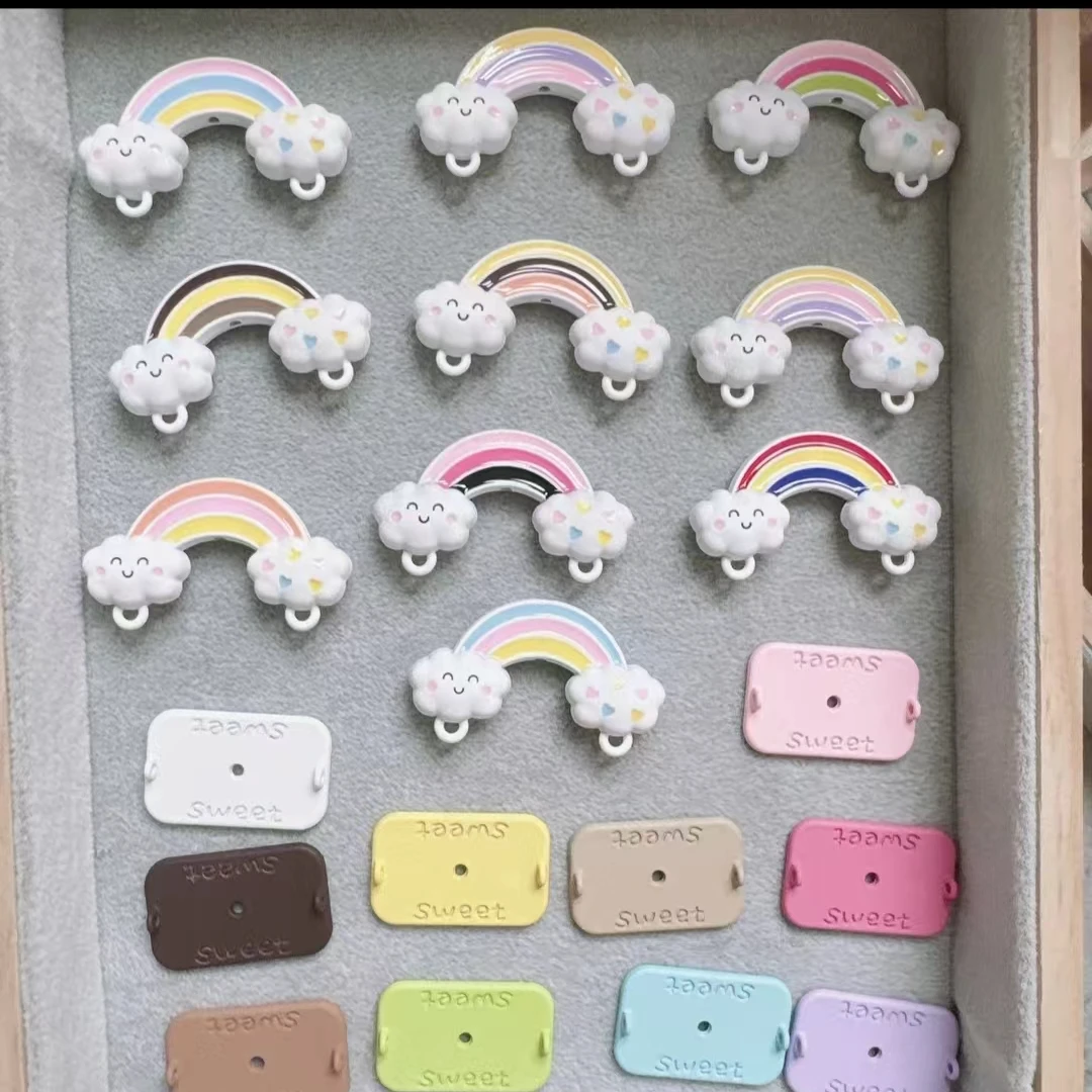 手感漆合金配件可搭配萌粒 彩虹秋千