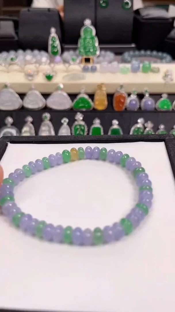 【闪购商品】翡翠手链未镶嵌手串
