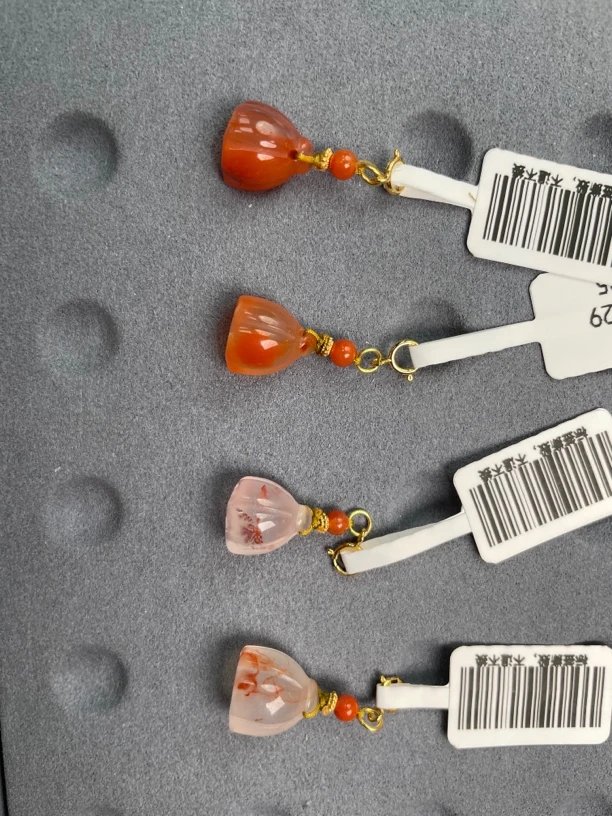 P67南红冰飘莲蓬万能扣滴流卡10-11mm多样性发一件