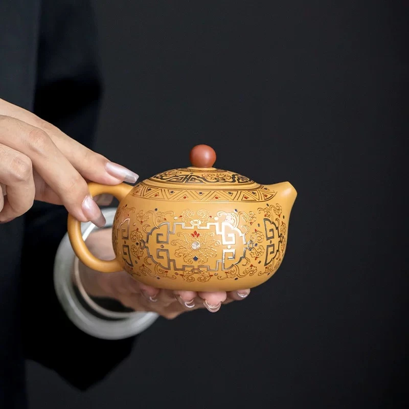 正宗黄段泥郭煌短嘴西施茶具R11