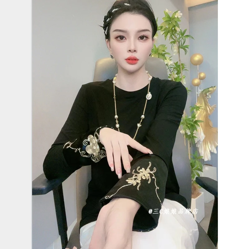 宸嫚三C娘娘【金绣】33236新中式国风时尚上衣