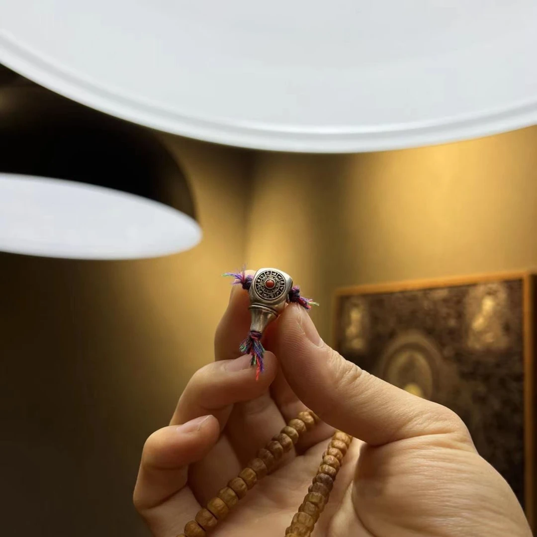 925银银制品 S925精工文玩银三通，搭配6/7/8/9/10串，一个9.8克