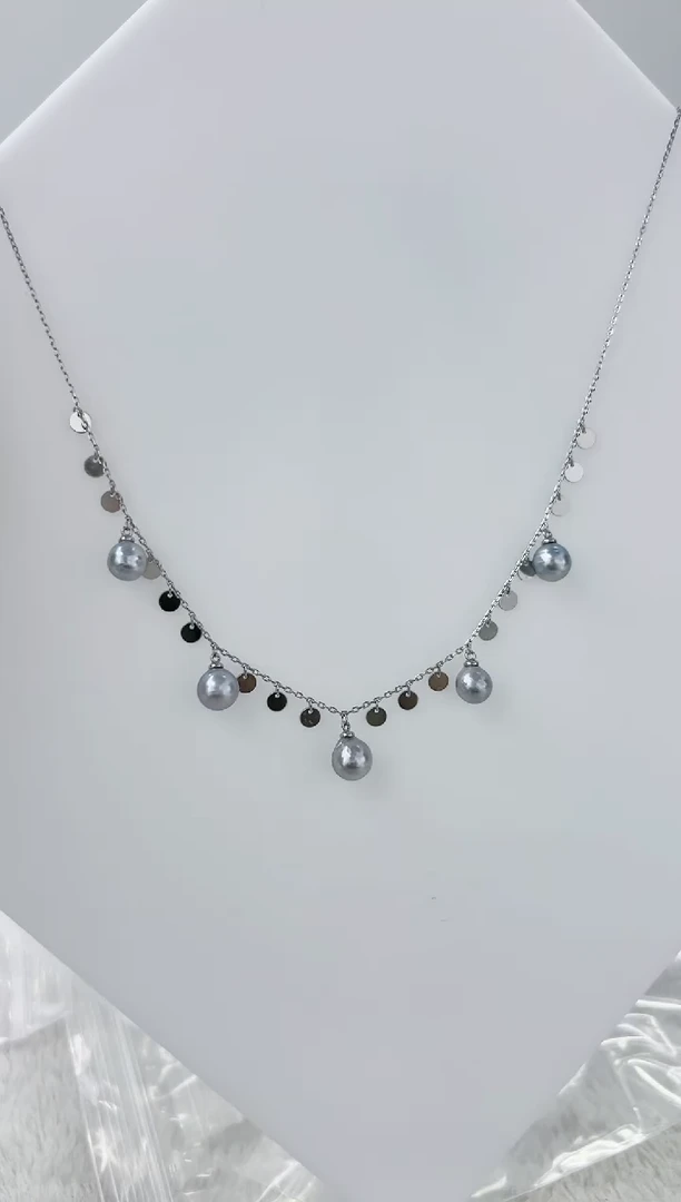 【闪购商品】海水珍珠DA银S925镶嵌xl  c1023  套链