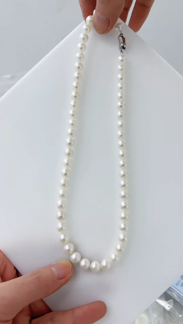 【闪购商品】淡水珍珠DA银S925镶嵌xl  d003  项链带大证
