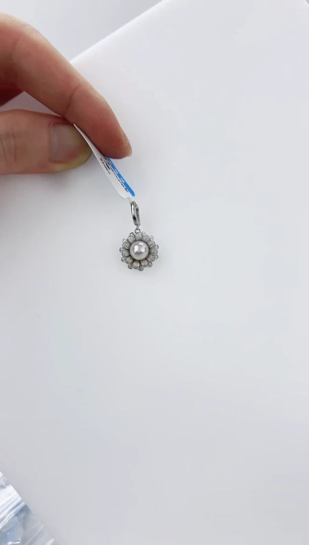 【闪购商品】海水珍珠DA银S925镶嵌xl  c1097  吊坠7