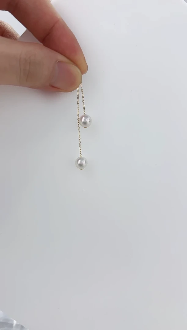 【闪购商品】海水珍珠DA18K金镶嵌xl  c949  耳饰