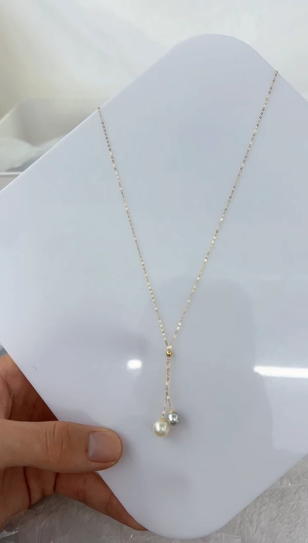 【闪购商品】海水珍珠DA18K金镶嵌ZZ  c125 海水Akoya吊坠